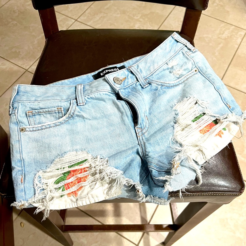 Express Denim Shorts
